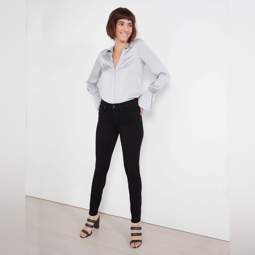 PAIGE Hoxton Ankle BLACK SHADOW - Size 27